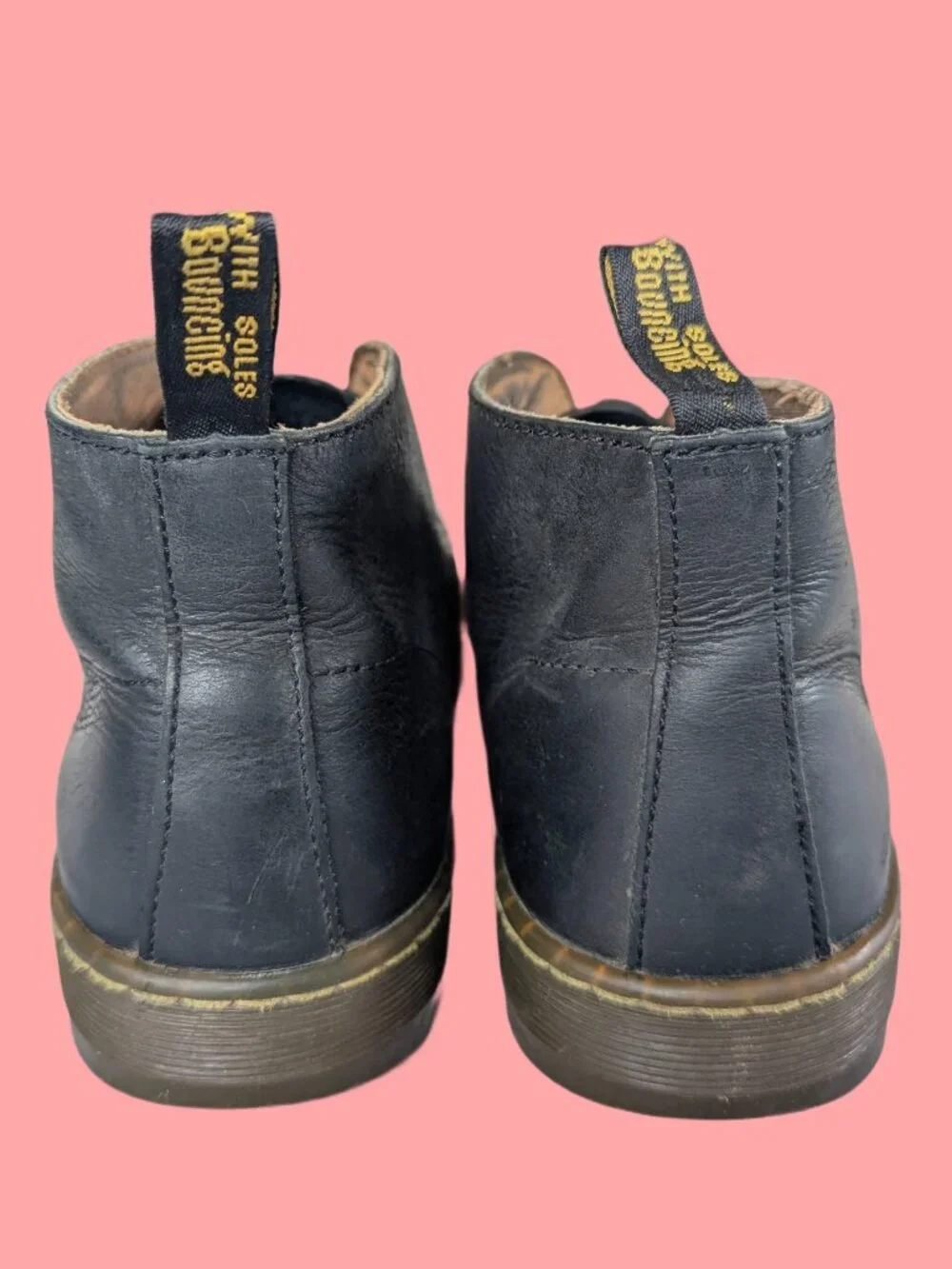Doc Martens Black leather Cabrillo Men's Desert Boots - Size 11 US men's